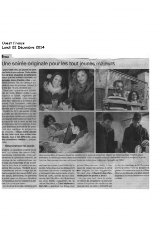 Bruz 2014, article Ouest France