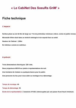 FICHE TECHNIQUE